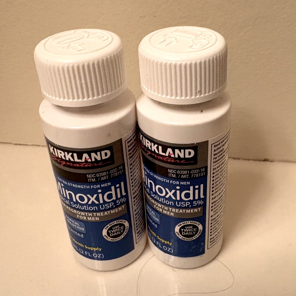 Kirkland Minoxidil Hair Regrowth Treatment 2 bottles 60 days